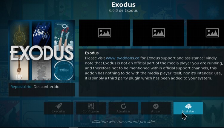 kodi addon exodus zip download